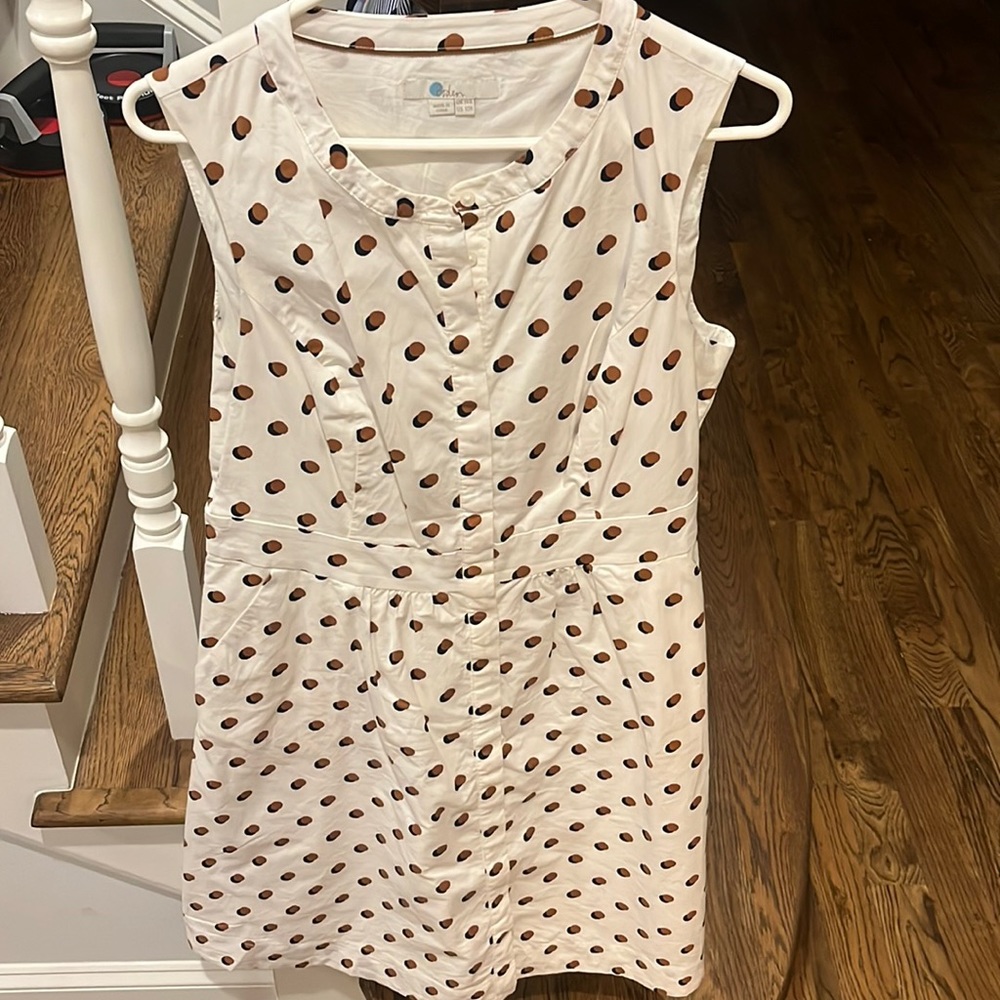 Womens Boden sleeveless shirt dress